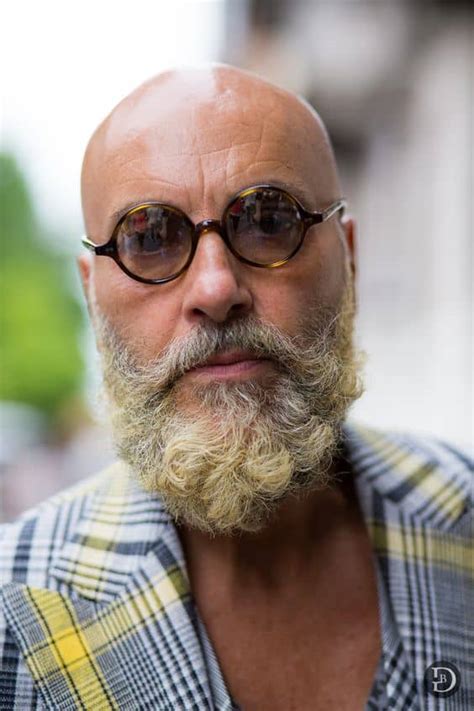 best glasses for bald guys|bald bearded man with glasses.